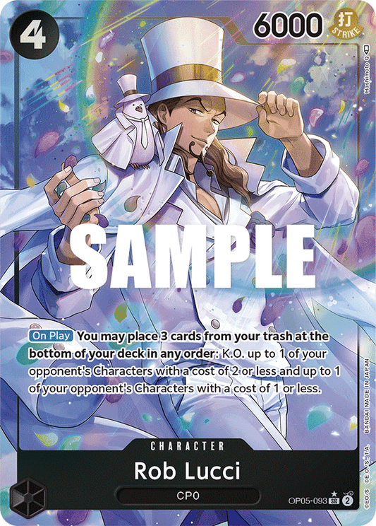 Rob Lucci - OP05-093 - Super Rare (Alt Art)