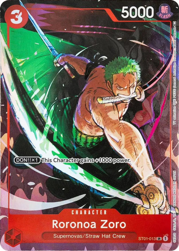 Roronora Zoro - ST01-013 - Alternate Art (Gift Collection 2023)