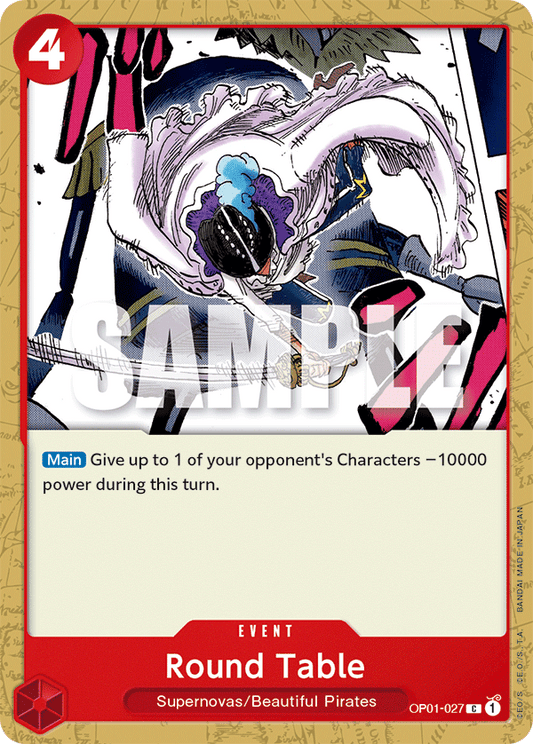 Round Table - OP01-027 - Common-One Piece Singles