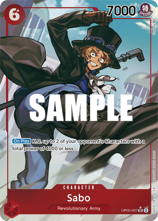Sabo - OP05-007 - Super Rare (Alt Art)