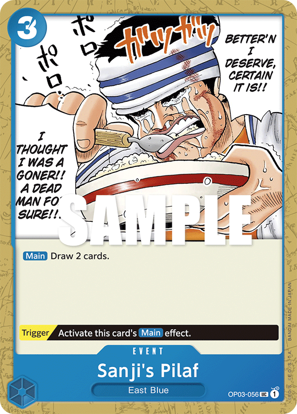 Sanji's Pilaf - OP03-056 - Uncommon-One Piece Singles