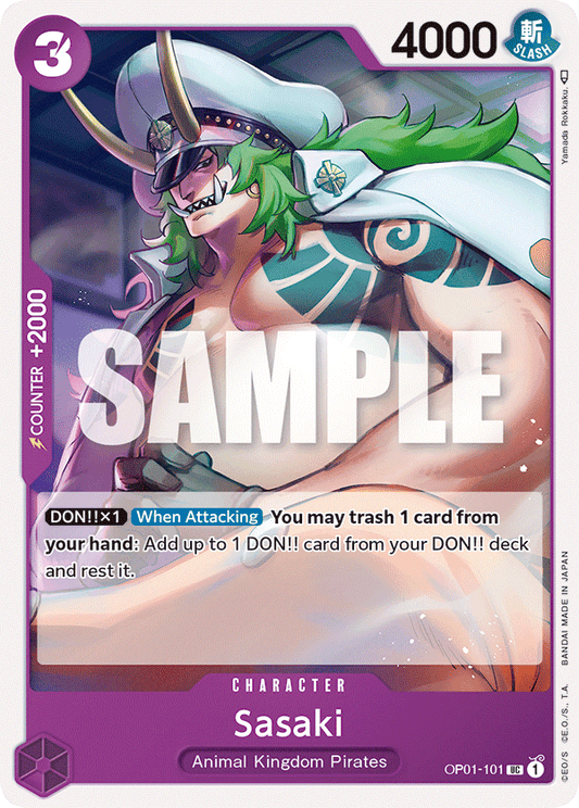 Sasaki - OP01-101 - Uncommon-One Piece Singles