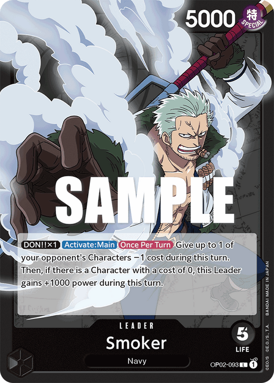 Smoker - OP02-093 - Leader-One Piece Singles