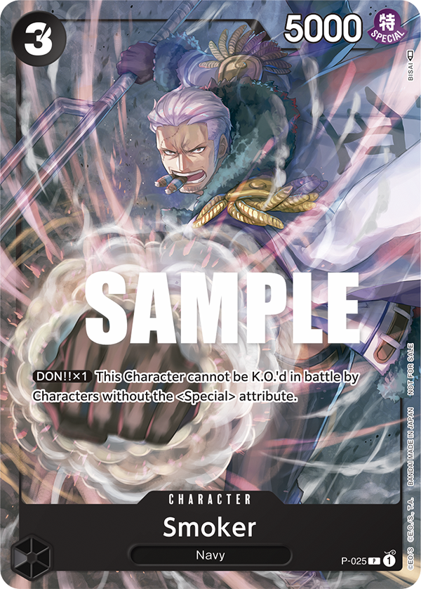 Smoker - P-025 - OP02 Pre-Release Participant