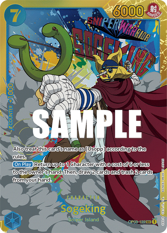 Sogeking - OP03-122 - Secret Rare-One Piece Singles