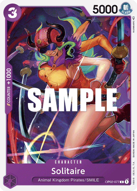 Solitaire - OP02-077 - Common-One Piece Singles