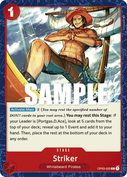 Striker - OP03-020 - Common-One Piece Singles