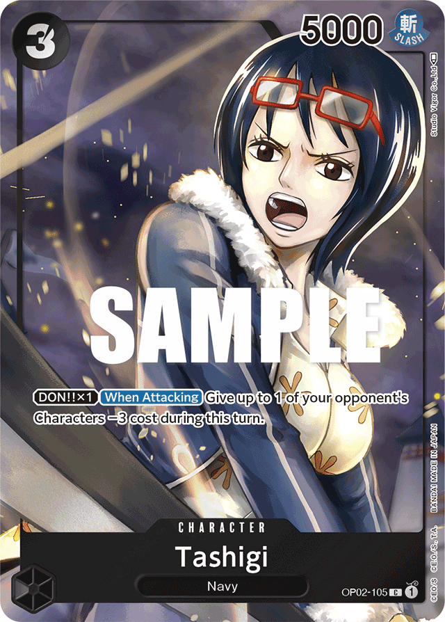 Tashigi - OP02-105 - Common (Alt Art)-One Piece Singles