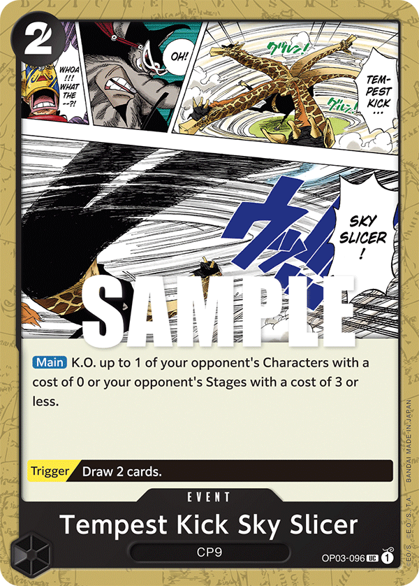 Tempest Kick Sky Slicer - OP03-096 - Uncommon-One Piece Singles