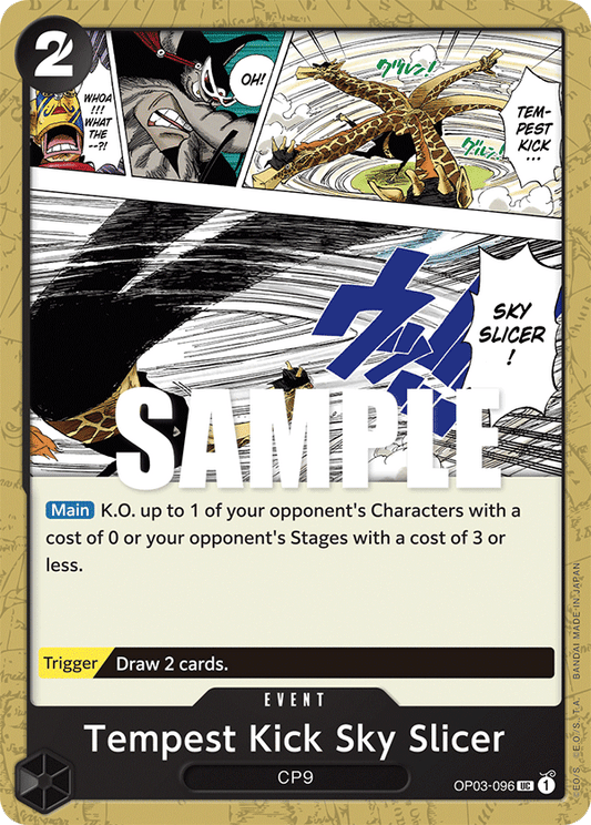 Tempest Kick Sky Slicer - OP03-096 - Uncommon-One Piece Singles