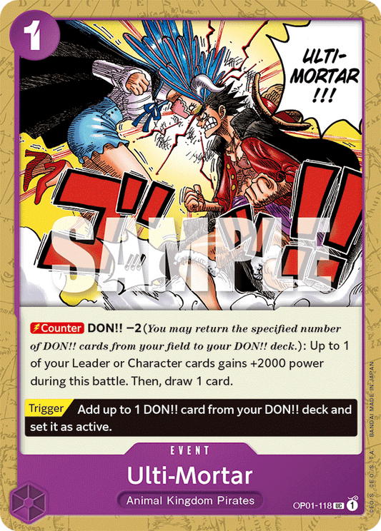 Ulti-Mortar - OP01-118 - Uncommon-One Piece Singles