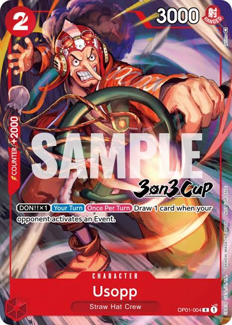 Usopp - OP01-004 - (3on3 Cup Promo)