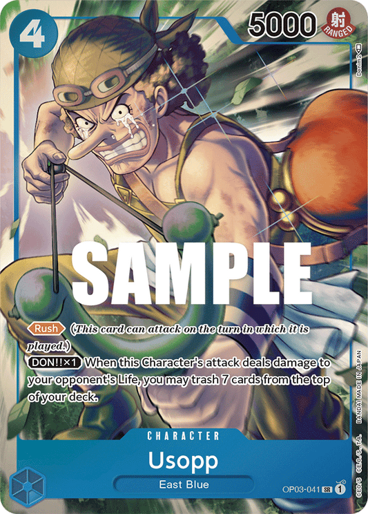 Usopp - OP03-041 - Super Rare (Alt Art)-One Piece Singles