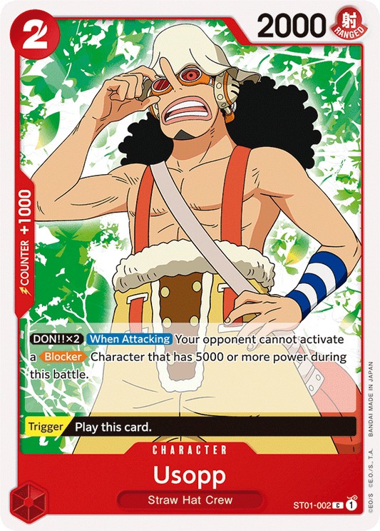 Usopp - ST01-002 - Common-One Piece Singles