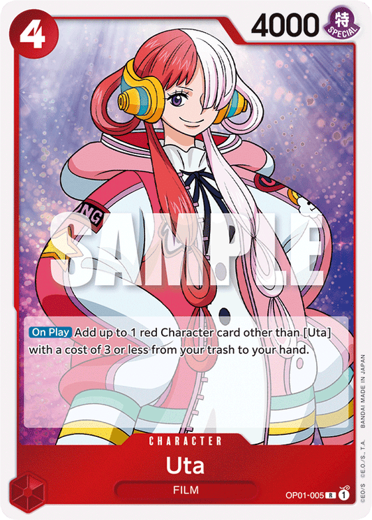 Uta - OP01-005 - Rare-One Piece Singles