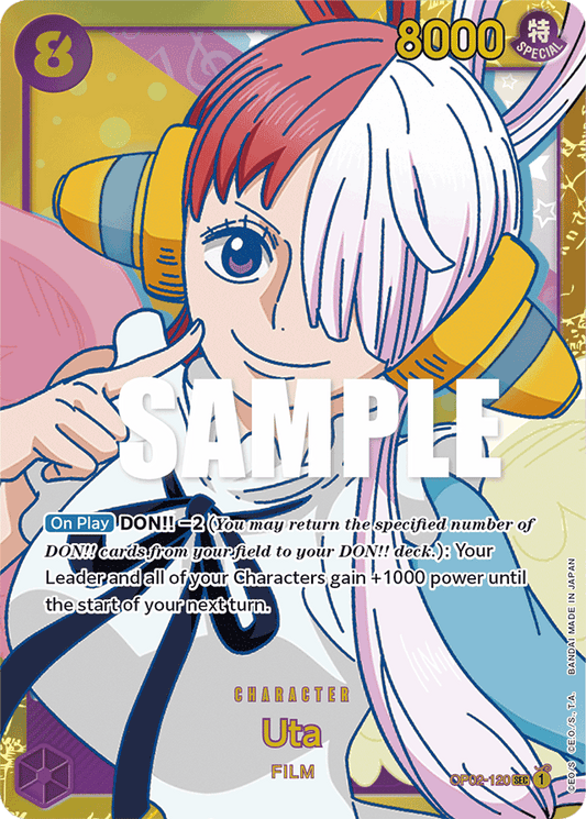 Uta - OP02-120 - Secret Rare-One Piece Singles