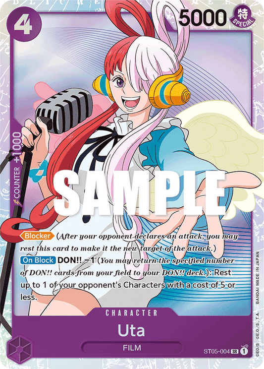 Uta - ST05-004 - Super Rare-One Piece Singles