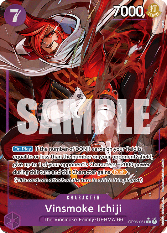Vinsmoke Ichiji - OP06-061 - Rare (Alt Art)