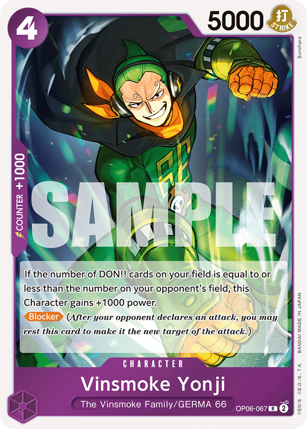 Vinsmoke Yonji - OP06-067 - Rare